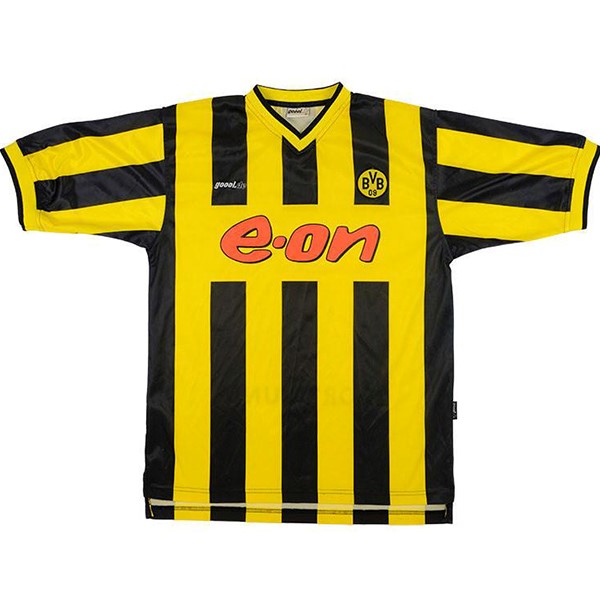Camiseta Borussia Dortmund 1ª Retro 2000 Amarillo